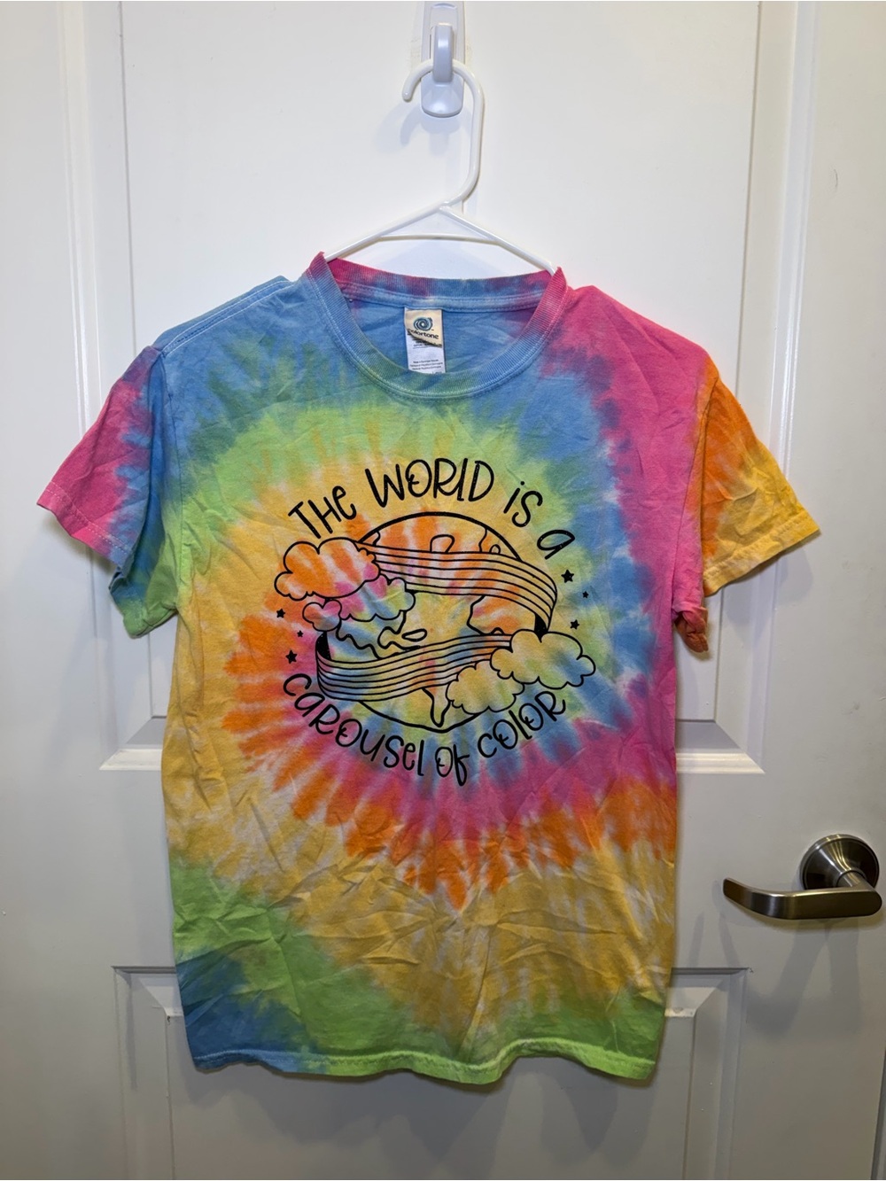 Like New Carousel Of Color Tie Dye Unisex Shirt